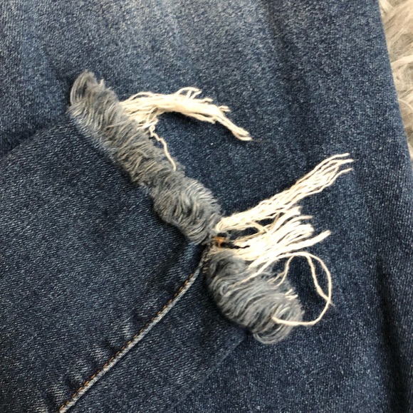 Black Label By C'Est Toi Women Blue Cotton Skinny Leg Jeans Pant Waist 23/0 - Picture 6 of 9